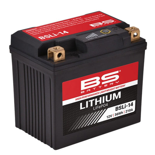 Batería moto de litio BS BATTERY BSLI-14 - con arranque potente y larga duración