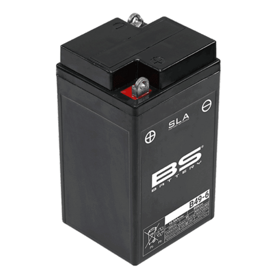Batería precargada modelo B49-6, sin mantenimiento y lista para instalar en tu moto