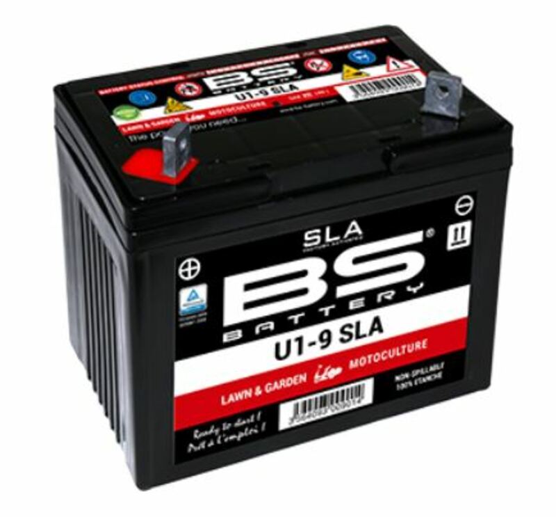 Batería precargada modelo U1-9, sin mantenimiento y lista para instalar en tu moto