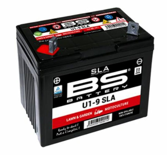 Batería precargada modelo U1-9, sin mantenimiento y lista para instalar en tu moto