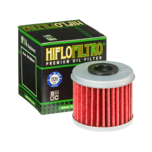 Filtro de aceite Hiflofiltro HF116 para moto