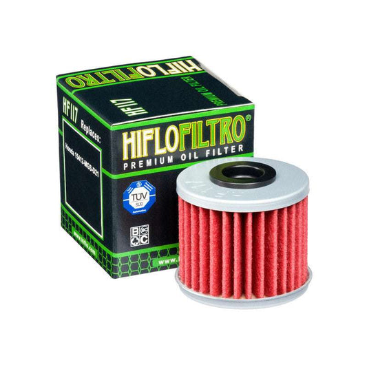 Filtro de aceite Hiflofiltro HF117 para moto