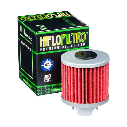 Filtro de aceite Hiflofiltro HF118 para moto