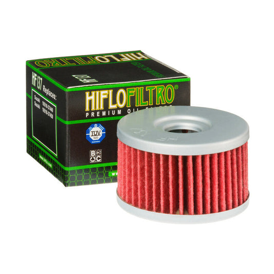 Filtro de aceite Hiflofiltro HF137 para moto