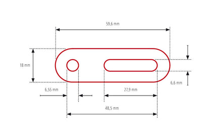 Adaptador de retrovisor de carenado HIGHSIDER (corto) - MOTO ATELIER