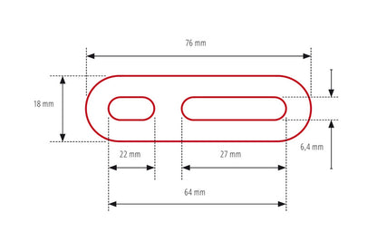 Adaptador de retrovisor de carenado HIGHSIDER (largo) - MOTO ATELIER