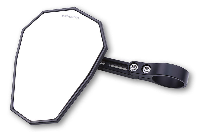 Retrovisor de manillar HIGHSIDER Stealth-X5 (corto) - MOTO ATELIER