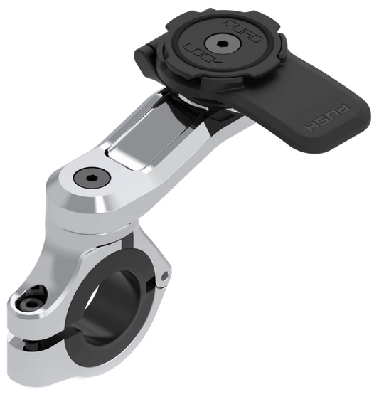 Soporte de smartphone para manillar QUAD LOCK Pro Chrome - MOTO ATELIER