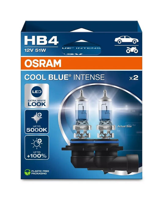Bombilla OSRAM Cool Blue Intense HB4 12V/51W - x2 - MOTO ATELIER