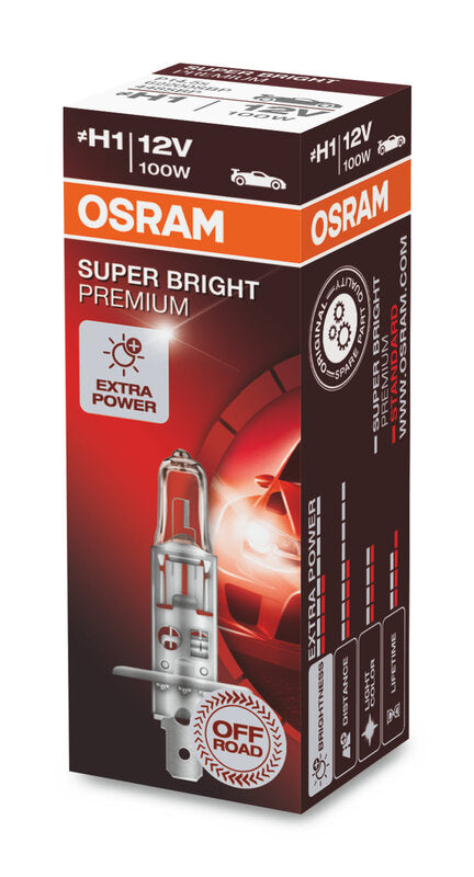 Bombilla OSRAM Super Bright H1 12V/55W - X1 - MOTO ATELIER