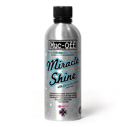 Bote Pulimento 500 ml (cera de carnauba) MUC-OFF (Miracle Shine Motorcycle Polish) para moto