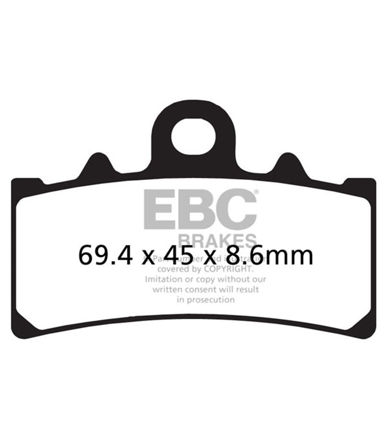 Pastillas de freno EBC FA604/4HH Sinterizada