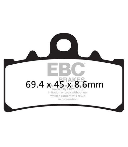 Pastillas de freno EBC FA604/4HH Sinterizada