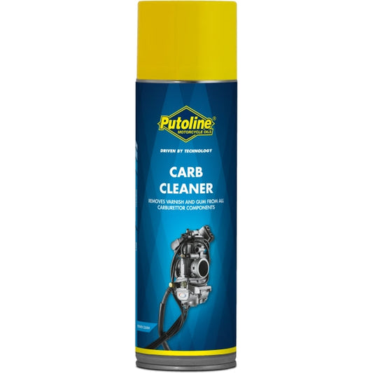 Limpiador en spray de carburador Putoline Carb Cleaner 500ml, elimina residuos y mejora el rendimiento del motor