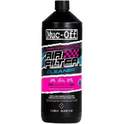 Limpiador 1L de filtros de aire para moto MUC-OFF disuelve la suciedad