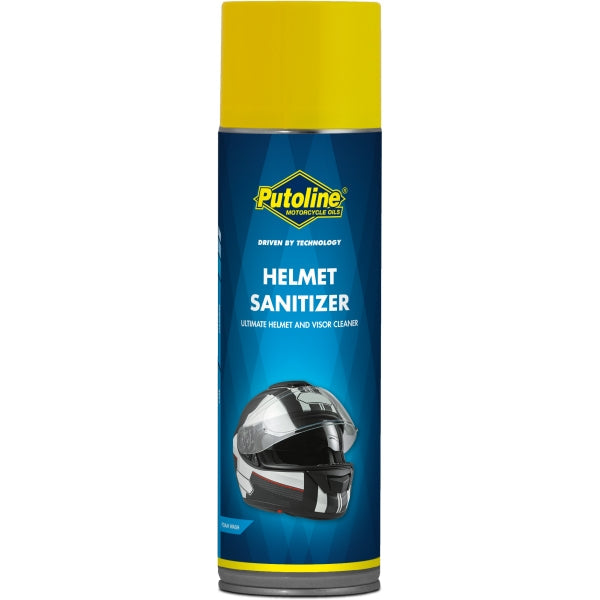 Limpiador en spray Putoline Helmet Sanitizer 500ml, desinfecta y refresca el interior del casco de moto