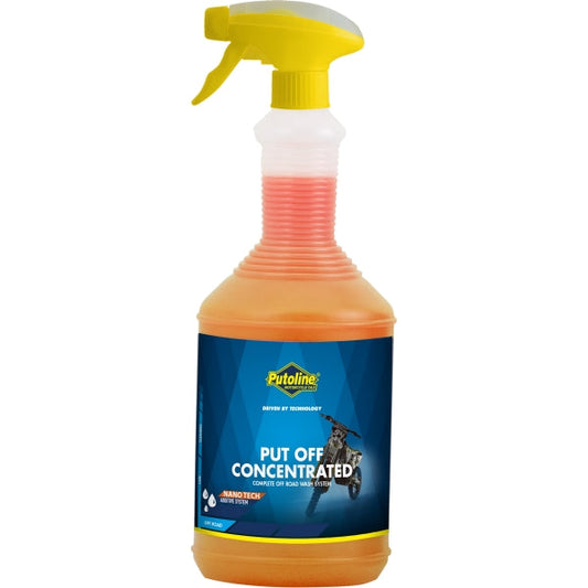 Limpiador concentrado Putoline Put Off 1L, elimina suciedad y grasa de la moto con fórmula biodegradable