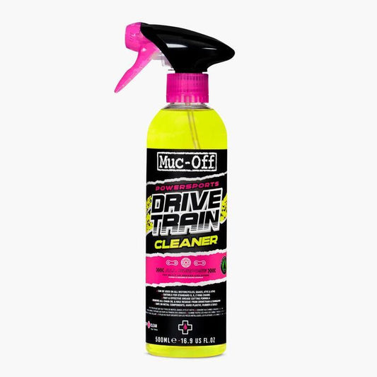 Spray limpiador para transmisiones de moto formato 500ml MUC-OFF Drivetrain Cleaner 
