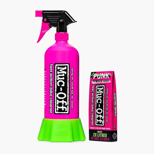 Pack MUC-OFF con Punk Powder en polvo y botella de aluminio ecológica