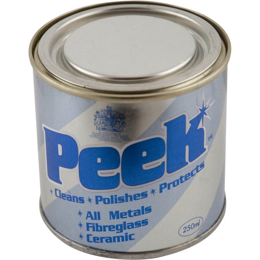 Pulidor de cromados Putoline Peek Chrome Polish 250ml, limpieza y brillo para metal, aluminio y acero inoxidable