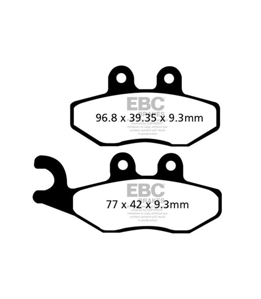 Pastillas de freno EBC SFAC353 Carbono Scooter*