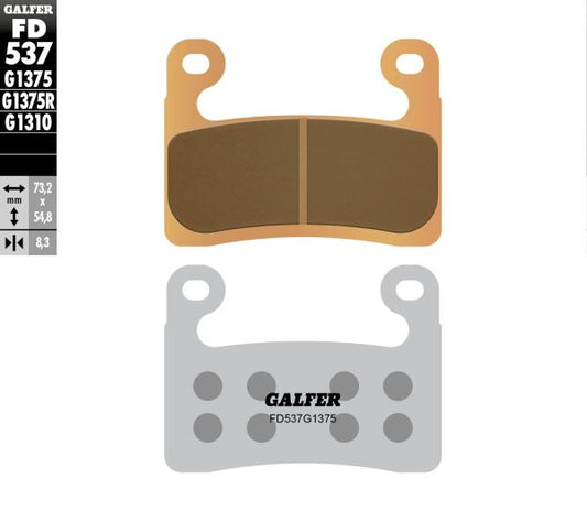 PASTILLAS DE FRENO GALFER SPORT SINTERIZADA FD537-G1375 MOTO 