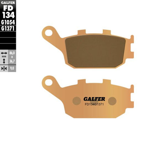 PASTILLAS DE FRENO GALFER STREET SINTERIZADA FD134-G1371 MOTO 