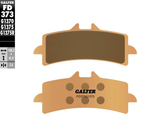 PASTILLAS DE FRENO GALFER STREET SINTERIZADA  FD373-G1370  MOTO 