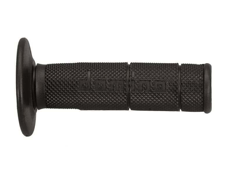 PUÑOS DOMINO OFF ROAD CERRADOS D 22 MM L 118 MM CROSS Y ENDURO COLOR NEGRO